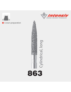 Fresa dental FG 6 863 015 FG Diamante FINO - Intensiv