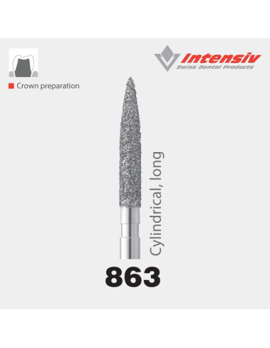 Fresa dental FG 6 863 015 FG Diamante FINO - Intensiv
