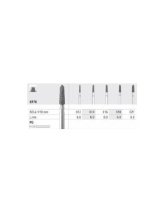 Fresa dental FG 162 6 CB 877K 017 FG Diamante S GRUESO - Intensiv