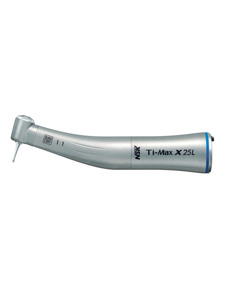 NSK Ti-Max X25L contra-ángulo de titanio con luz 1:1