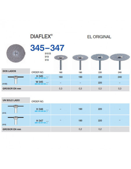 H347-220 Pm Disc.Diamante Flex - HORICO