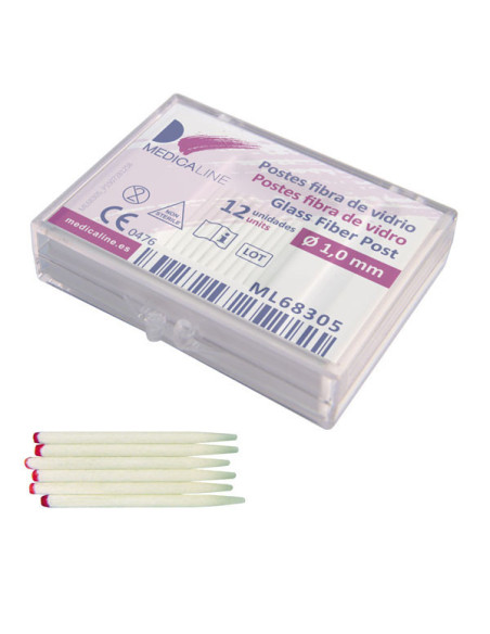 Postes Endo Post Glass 1,0Mm. 12U. - MEDICALINE