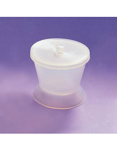060180 Taza Silicona Transp. Grande C/T - MESTRA