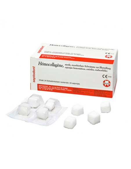 Hemocollagene 15X15X8Mm. 24U. - SEPTODONT