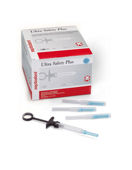 Agujas Ultra Safety Plus 30G 25 0,3X25Mm 100U. - SEPTODONT