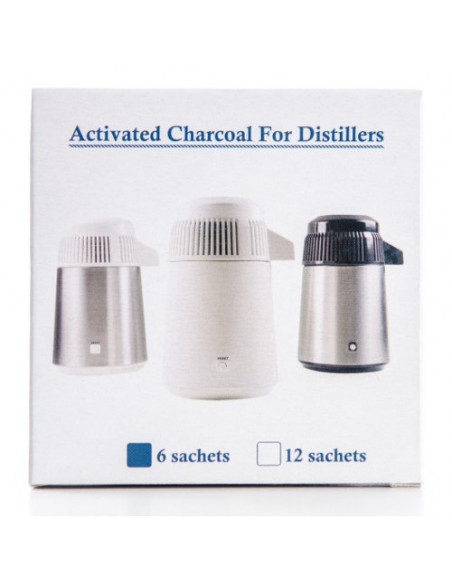 MESTRA Filtros Destiladora 6 Uds. — Filtros de carbono activo