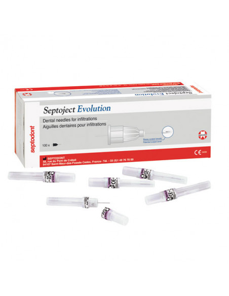 Agujas Septoject Evolution 30G 16 0,3X16Mm 100U. - SEPTODONT