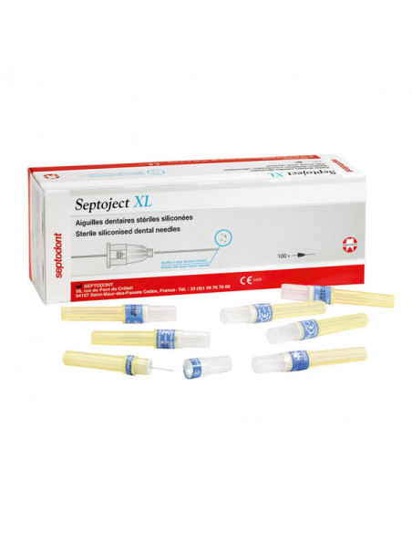 Agujas Septoject Xl 30G X12  0,3X12Mm 100U. - SEPTODONT