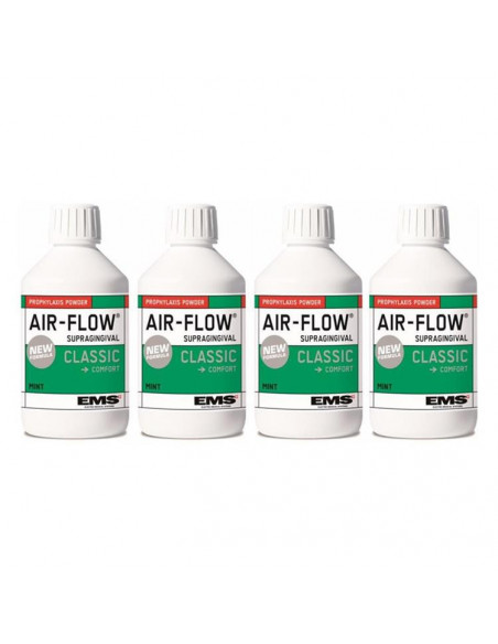 Air Flow Polvo Classic Bot.4X300Gr. "Menta" - EMS