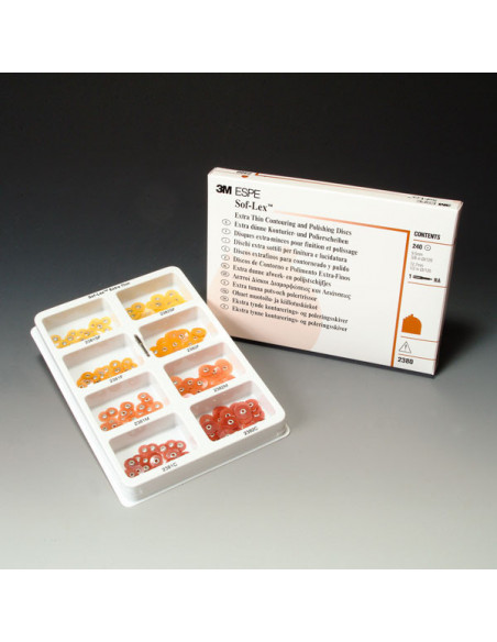 Discos Sof-Lex Pop-On XT 2382 (½ pulgada) – Acabado y Pulido Dental Profesional