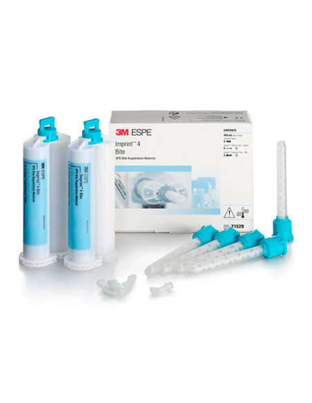 Imprint 4 Bite 3M ESPE – Registro de Mordida Preciso y Rápido | Pack 2X50ml + Puntas
