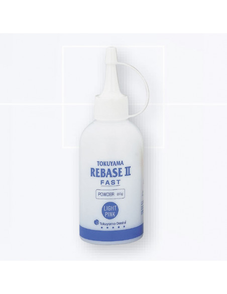 Tokuyama Rebase II Polvo 80gr – Material de Rebase Blando para Prótesis Dentales