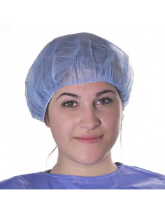 Cofia Azul Redonda Con...