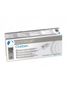 Aguja Octoplus C/Plast. 0.4X38 27G Larga 100U. - CLARBEN