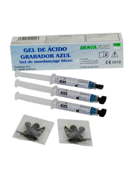Gel Acido Grab. Azul 37% Jer. 3X3,5Gr. -