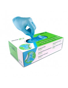 Guantes Nitrilo Azul Starline 100U - STARLINE