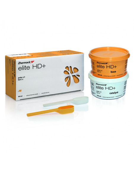 Silicona Elite Hd+ Putty Soft  2X250Ml. - ZHERMACK