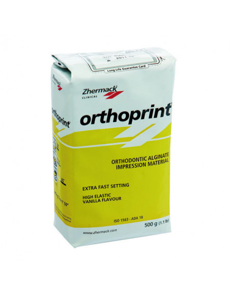 Alginato Orthoprint extra-Rapido. Bolsa De 500 Gr - ZHERMACK