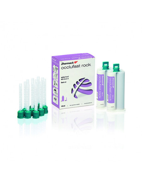 Occlufast Rock Zhermack silicona para registro de mordida