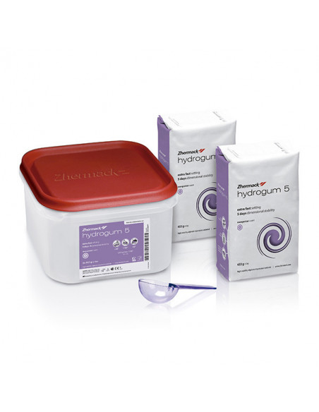 Hydrogum 5 Pack 2X453Gr.+Contenedor+Medidores - ZHERMACK