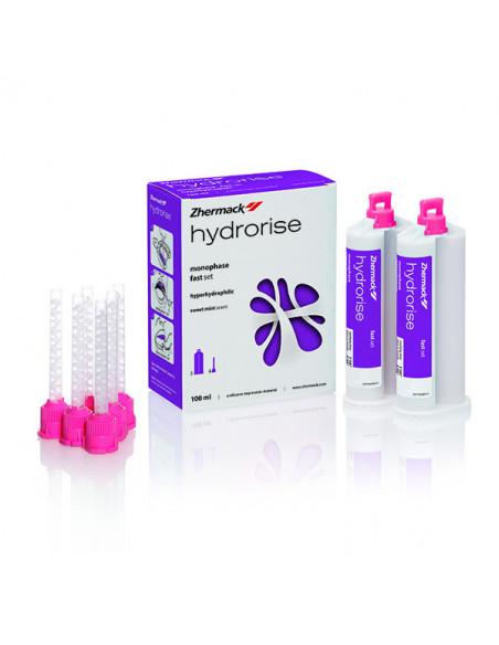 Hydrorise Monophase Fast Set 2X50Ml.+6 Ptas. Rosa - ZHERMACK