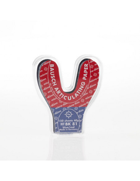 Papel Articular Herradura 100H . Azul/Rojo.Bk81 - BAUSCH