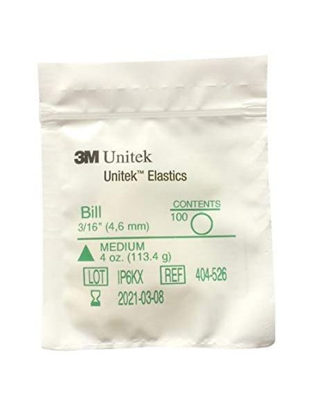 Elásticos Intraorales Medium 4Oz 3/16 Bill - 3M UNITEK