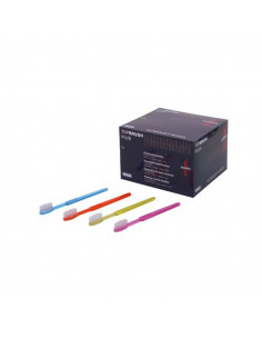 Cepillos de dientes desechables con pasta dental impregnada, Topbrush 2