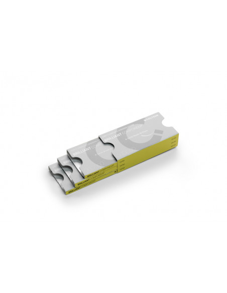 Brillant componeer.Set Upper Jaw Bleach Translucent S, 6 uds.