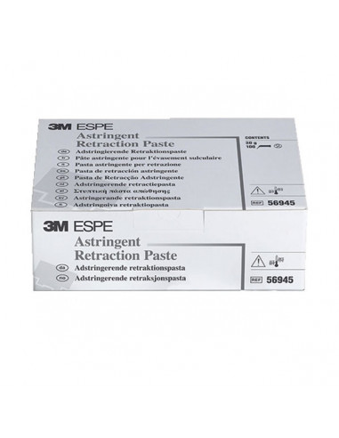 Pasta Retraccion Pack Ahorro 100Caps. Ref. 56945, Indicada Para La Retracción Temporal Del Margen Gingival, - 3M ESPE