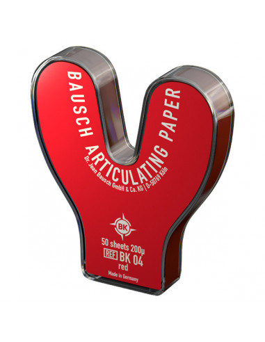 Papel Articular Herradura Rojo 50 Hoja.Bk04 - BAUSCH