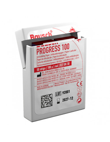 Papel Articular Tiras Rojas 50U.Bk58 - BAUSCH