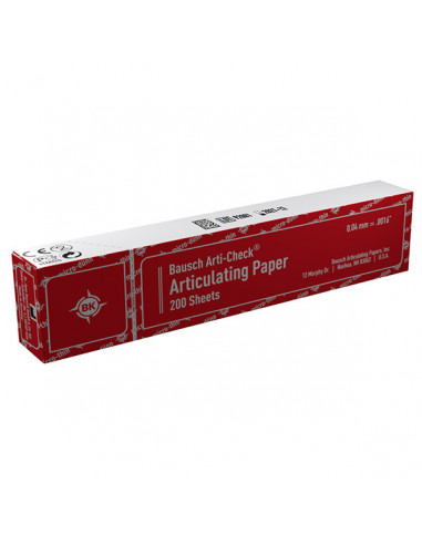 Papel Articular Rojo Libro 200 H.Bk10 - BAUSCH